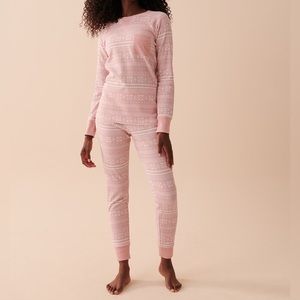 NWOT La Vie En Rose 2-piece PJ set - pink SIZE SMALL